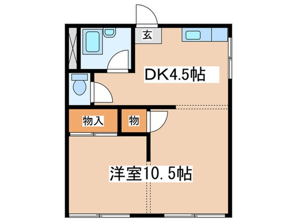 シ－サイドハウス２の物件間取画像